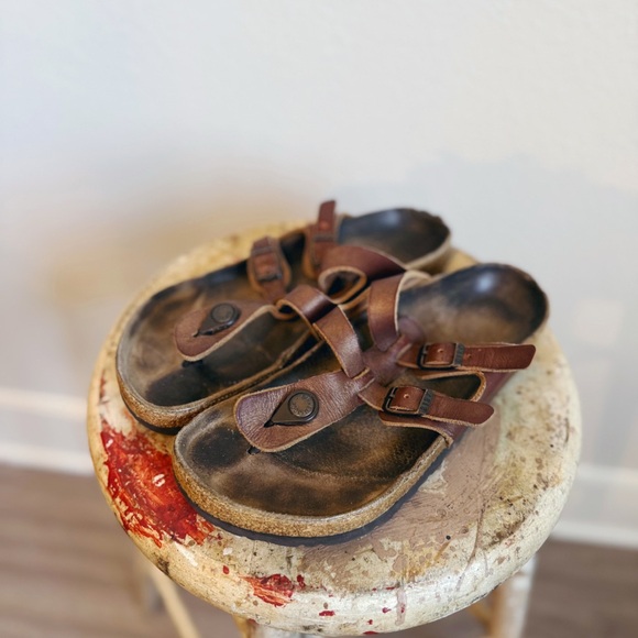 Birkenstock Sparta Thong Leather Sandals - Picture 2 of 10